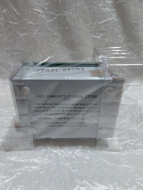 Vtg NOB Mrs. Parkleys General Store Figurine Sarah Plain & Tall Hallmark 1994 - Picture 4 of 8